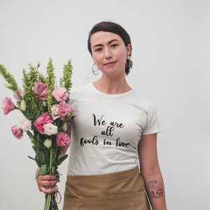 Pride and Prejudice T-shirt - Jane Austen T-shirt - Feminist Tshirt - Book Lover - Girl Power Tee Shirts - Slogan T-shirt - Feminism T shirt