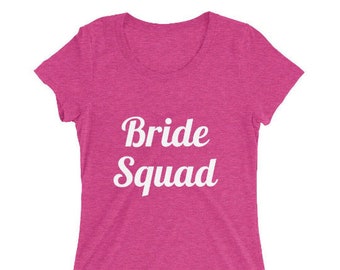 Partie de Bachelorette chemises, chemises Tshirt Squad mariée, mariée Squad, T-shirts de partie de Bachelorette, mariée parti T-shirts, chemises de demoiselle d’honneur