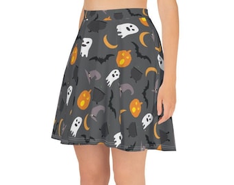 Halloween Skater Rock | Jack o Laterne Rock | Halloween-Kostüm | einfache Halloween-Kostüm | einfaches Kostüm | Halloween-Outfit | Kürbisse