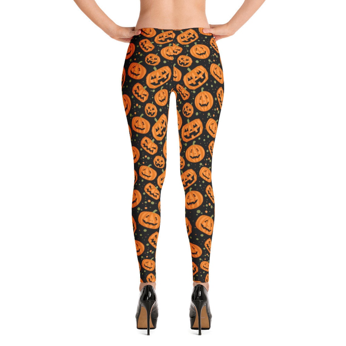 Halloween Leggings Women's Leggings Pumpkin Leggings Etsy