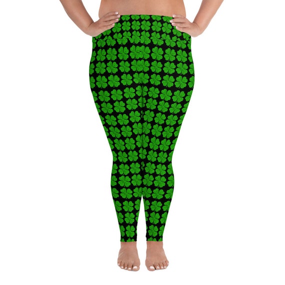 St. Patrick's Day Leggings, Plus Size Leggings, 2x, 3x, 4x, 5x, 6x