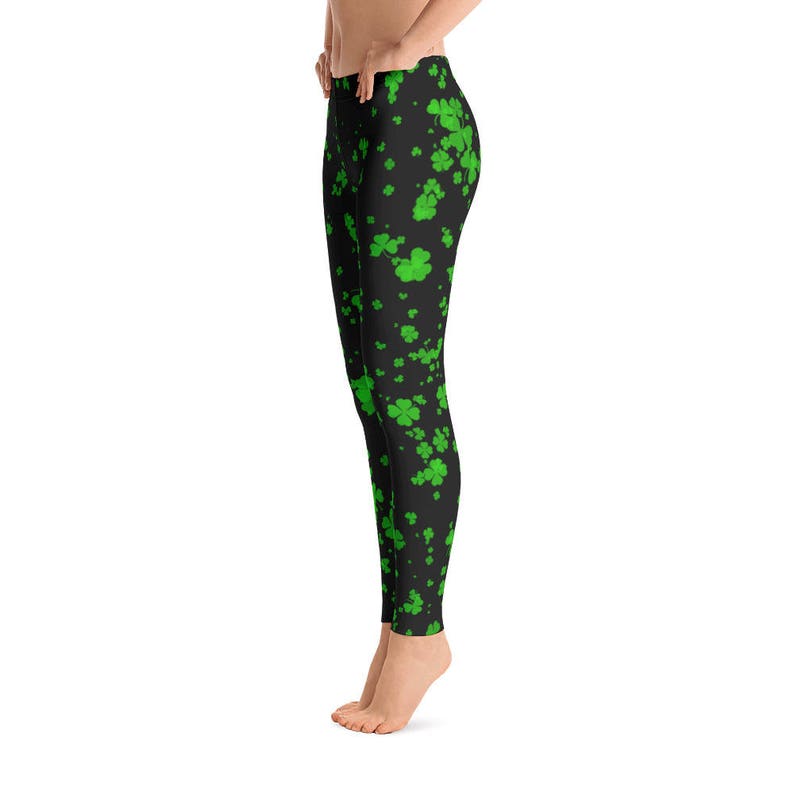 Mud Kingdom Kids Leggings - Traditional Shamrocks St. Patrick's Day Pattern For Boys & Girls