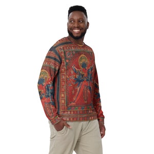 Spiritual Clothing Meditation Tibet Unisex Sweatshirt Asian Art Yoga Buddhist Tantra Himalayan Culture Dharma Chakrasamvara Yogini