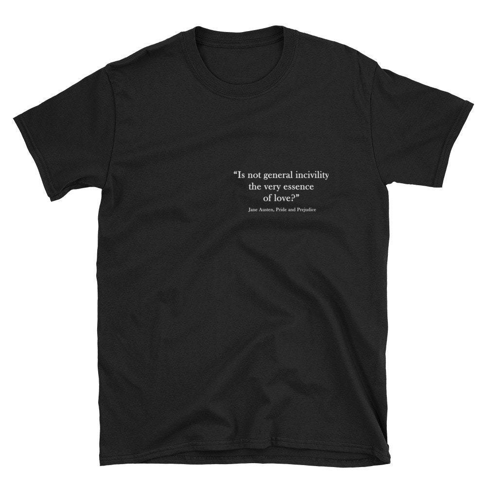 Pride and Prejudice T-shirt Jane Austen T-shirt Feminist - Etsy