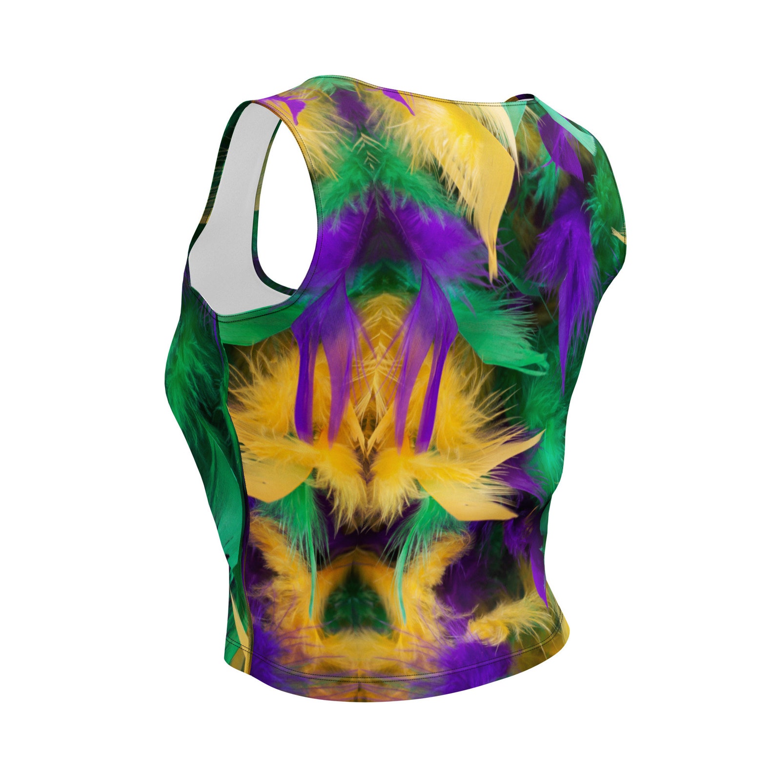 mardi gras crop jacket