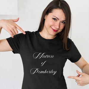 Pemberley T-shirt - Jane Austen - Pride and Prejudice T-shirt, Jane Austen T-shirt, Book lover shirts, literature shirts, jane austen shirt
