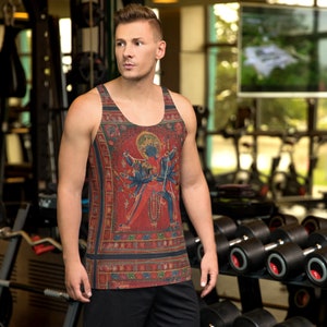 Spiritual Clothing Meditation Tibet Tank Top Asian Art Yoga Buddhist Tantra Himalayan Culture Dharma Chakrasamvara Yogini
