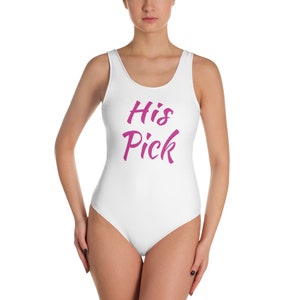 His Pick Swimsuit One-Piece Swimsuit Bathing Suit Plus size bride