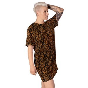Fall Dress Halloween Costume Black Halloween Dress T-shirt dress 3X 4X 5X 6X DRESS Size 2XS-6X