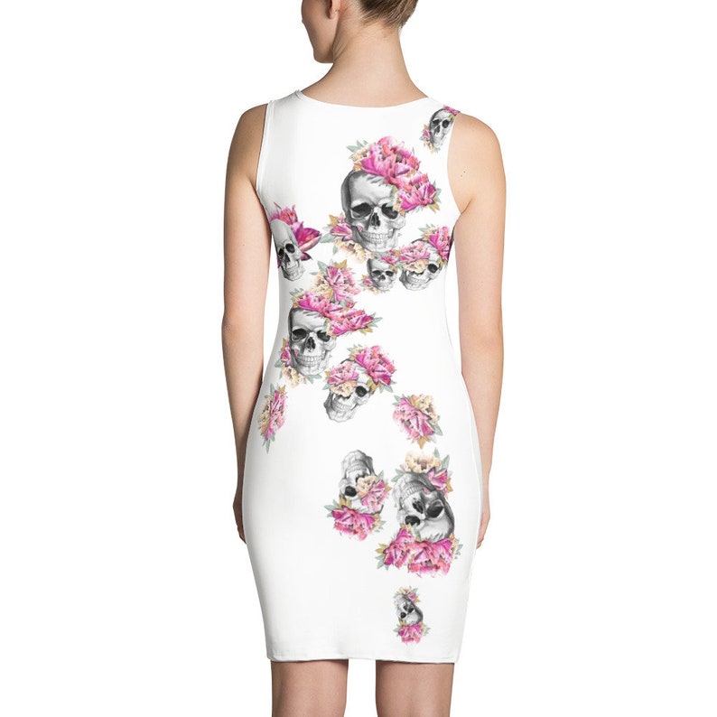 Skull Dress Sugar Skull Skull Clothing Gothic Dress Etsy