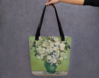 Vincent van Gogh Roses Tote bag Gift Art Lover Art Gift Gift for Mom Gift for Teacher Art Bag