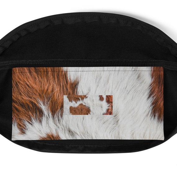 Cow print bum bag clearance