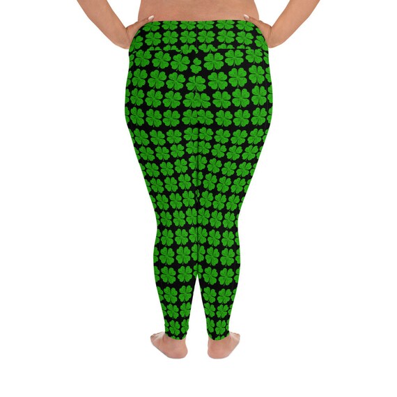 St. Patrick's Day Leggings, Plus Size Leggings, 2x, 3x, 4x, 5x, 6x Plus Size  Yoga Leggings Print Plus Size Pants -  Canada