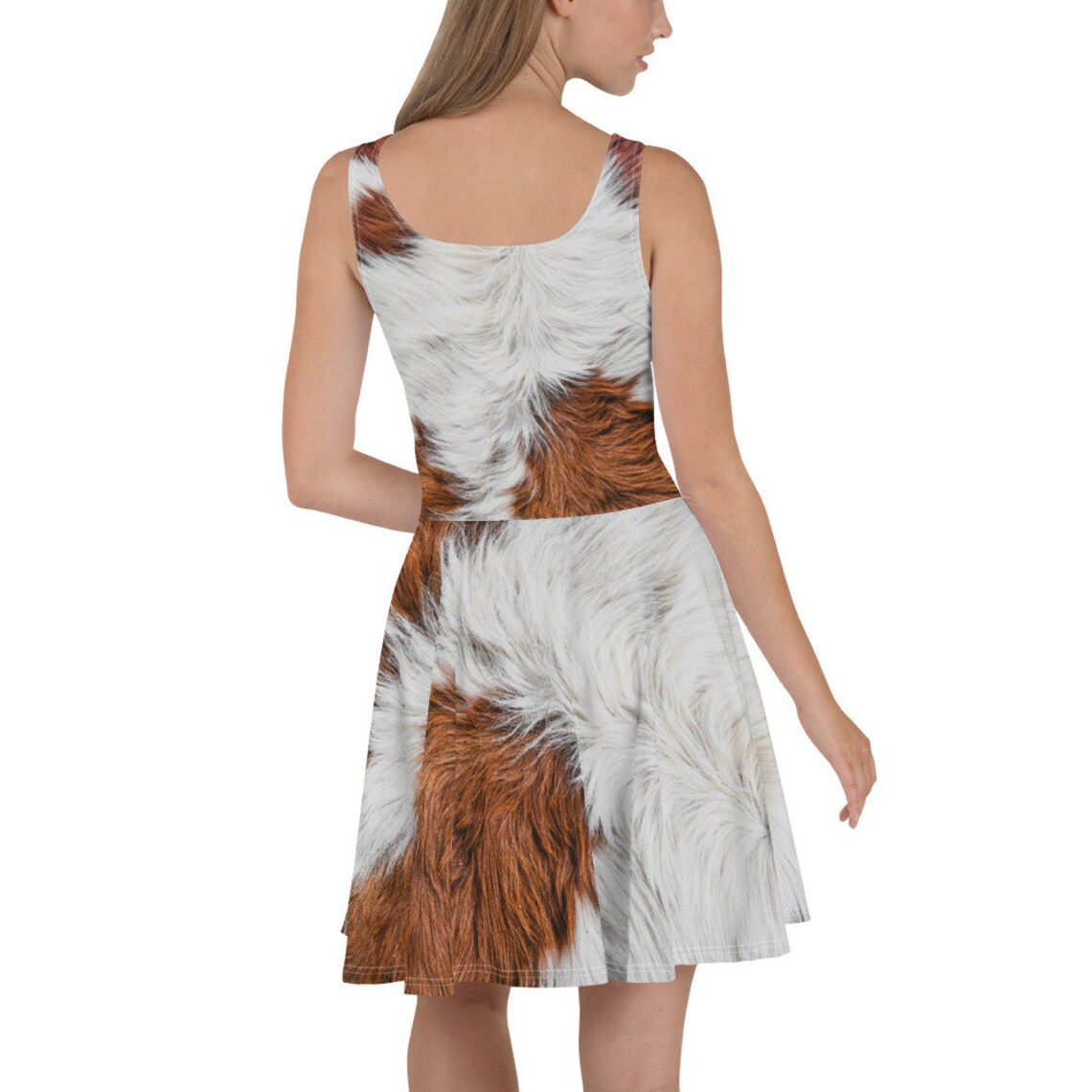 Deer Dress - Deer Fur Print Dress - Fawn Dress - Deer Costume - Deer ...