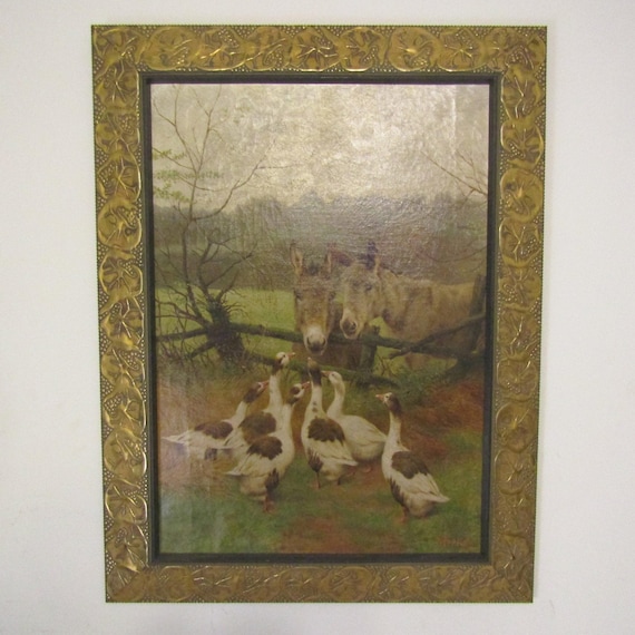 Herbert William Weekes, Original 1904 Antique Oil Painting on Canvas - A Meeting of the Savants