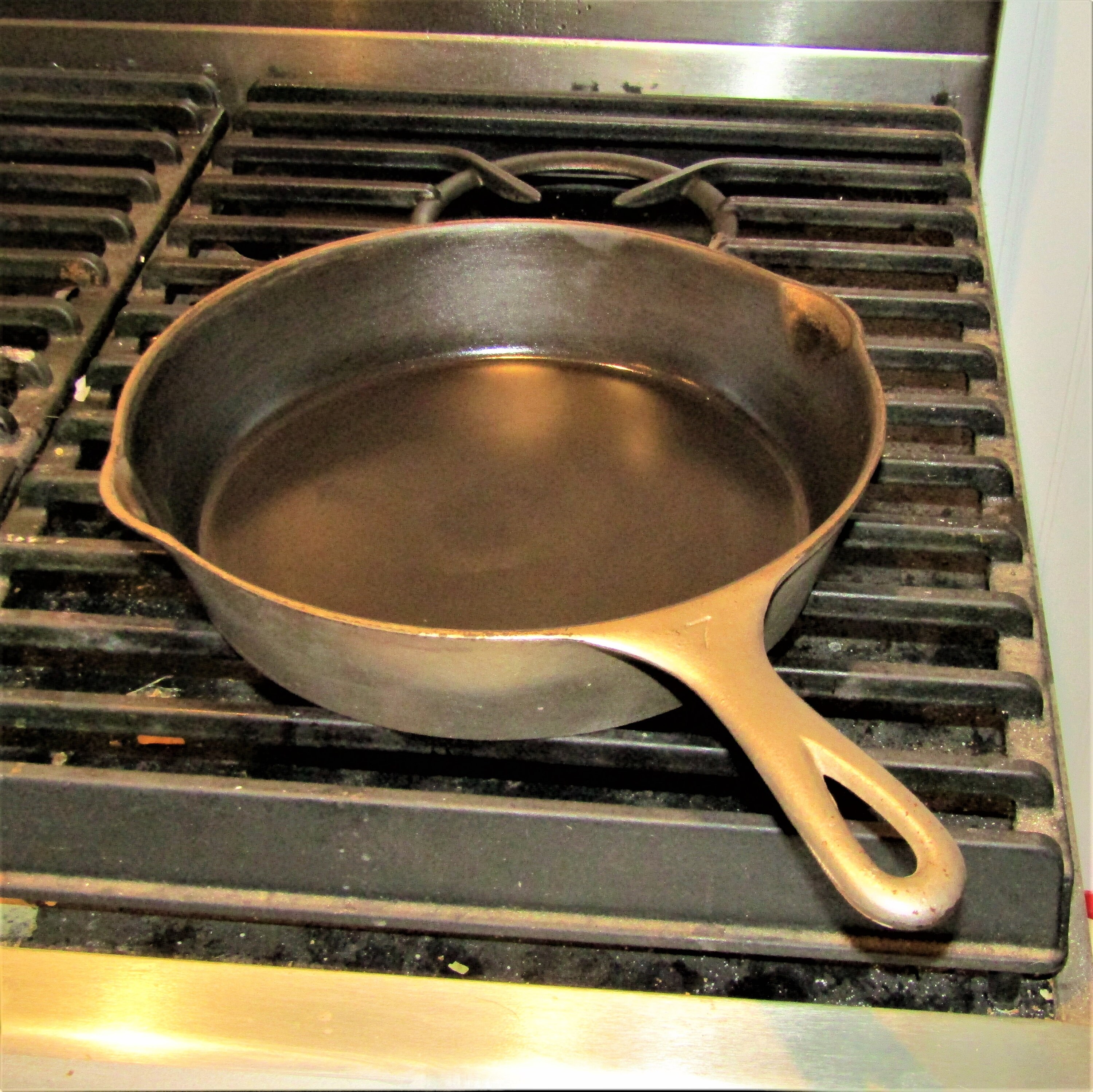 Wagner Ware SidneyO 1057C Nickel Plated 8 Cast Iron Skillet