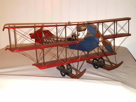 Antique Avro Triplane Metal Airplane Replica- Aircraft