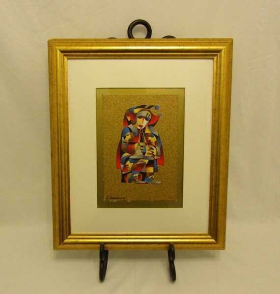 Anatole Krasnyansky  "Brass & Boots"  Framed Serigraph on Wove Paper