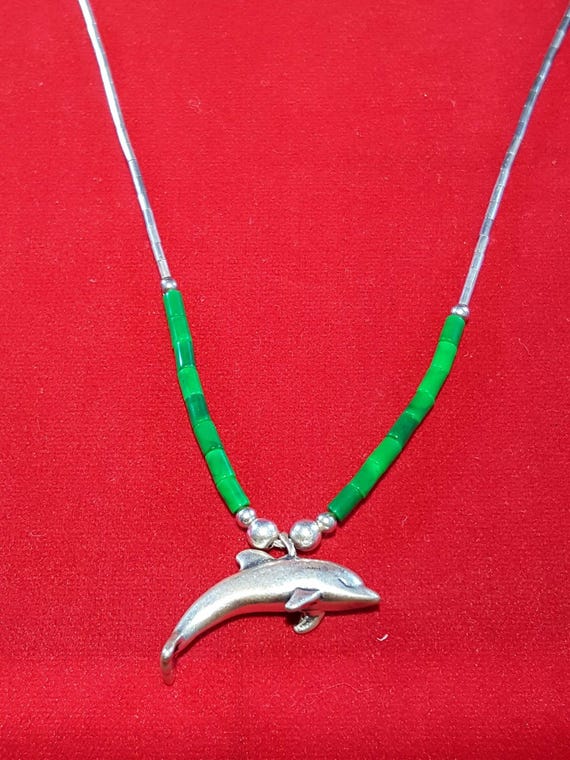 Stirling Silver | Dolphin Charm Necklace | Pure .925