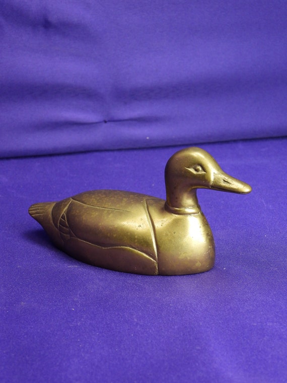 Vintage Art Deco Duck Statue