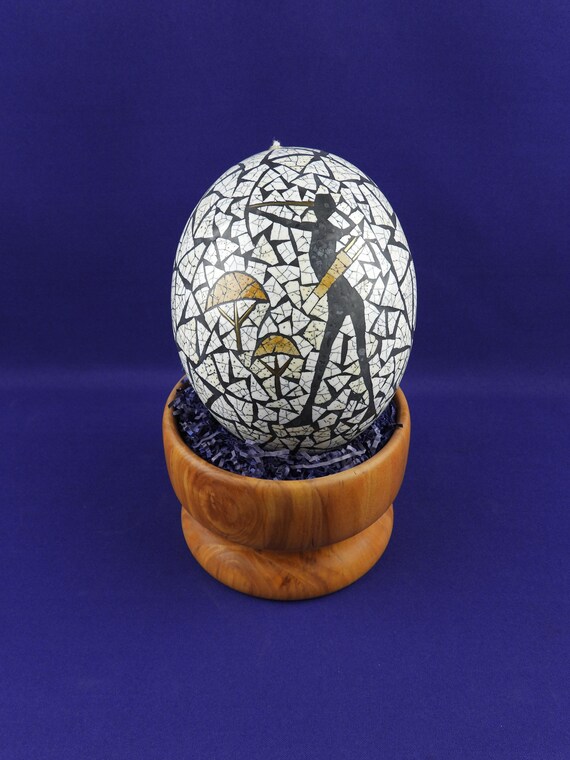 Ostrich Eggshell Mosaic by Avoova
