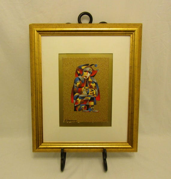 Anatole Krasnyansky  "Brass & Boots"  Framed Serigraph on Wove Paper