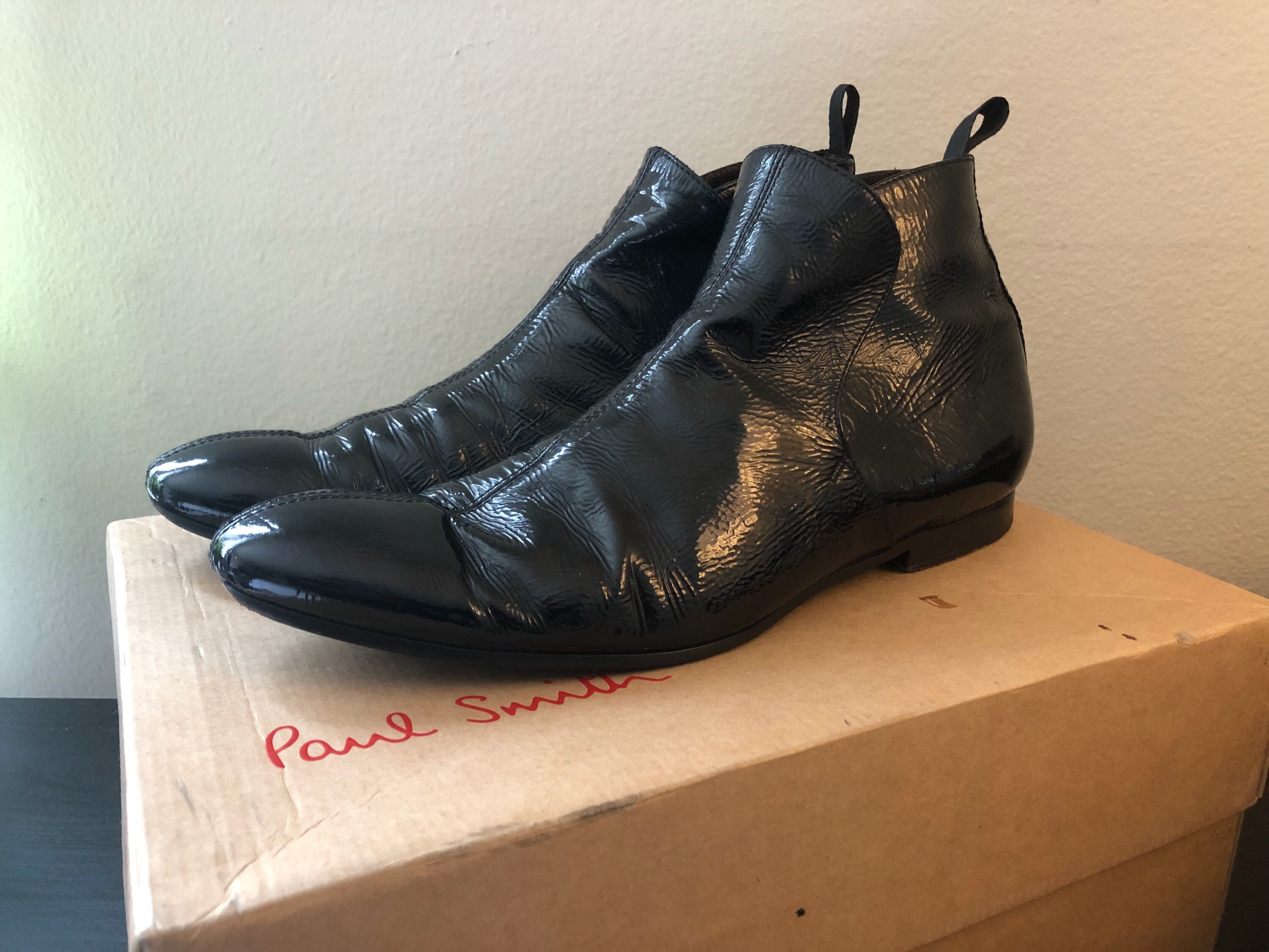 Retro 90s Designer Shoe 80s Style PAUL SMITH Lace up Shoes 