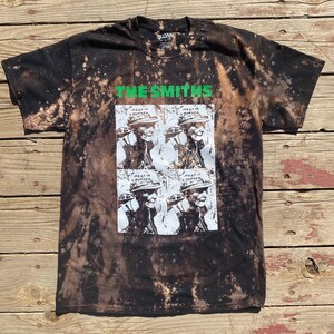 The SMITHS Meat is Murder Acid Dye T-shirt  Size Medium #thesmiths