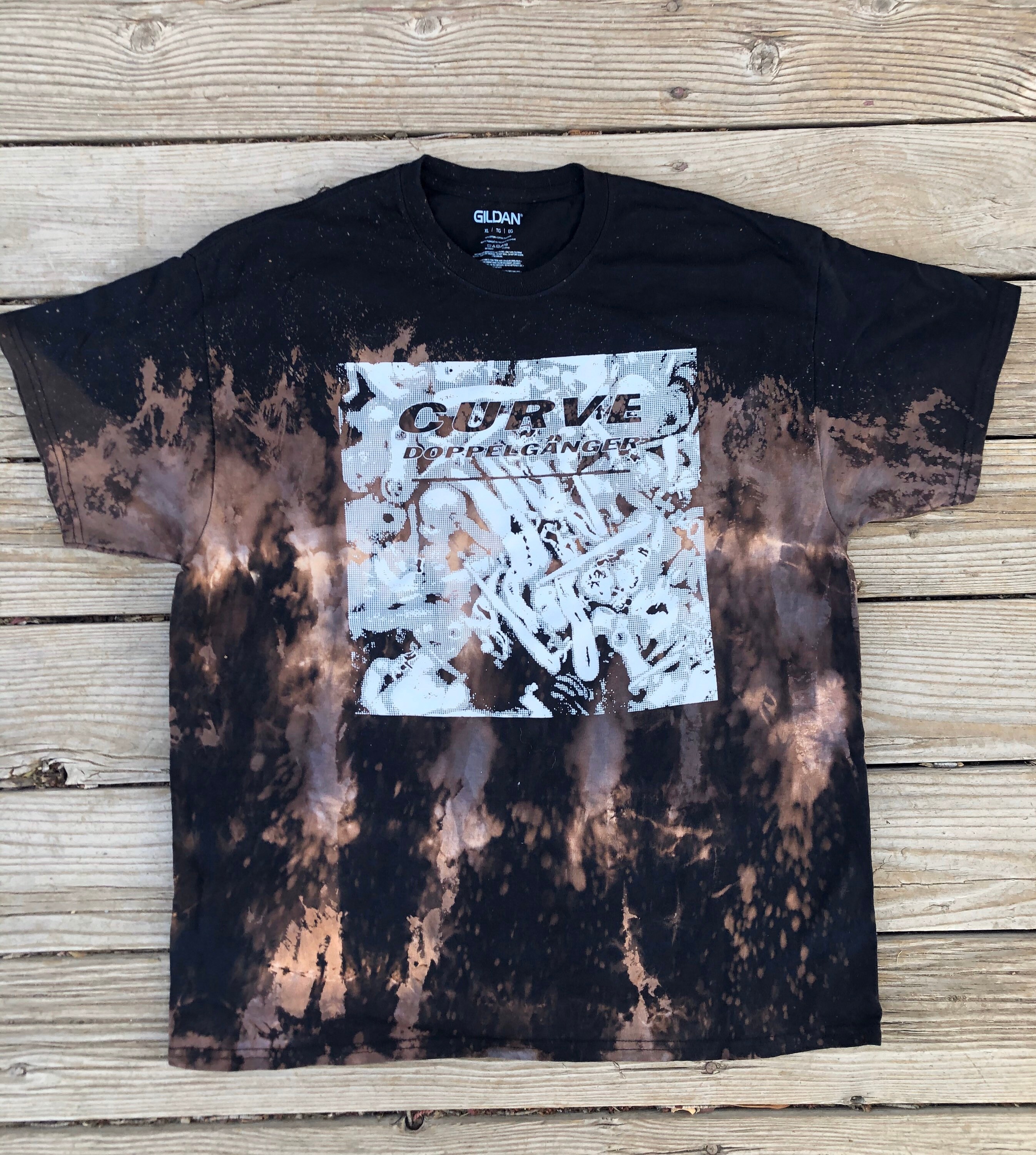 【YOURNUS】Guilty Damage Pigment T-Shirt Slay Thy Dragon St George Garment-dyed Heavyweight Tee