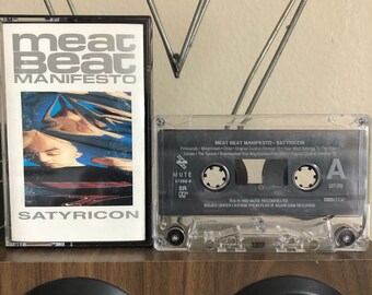 Meat Beat Manifesto- Satyricon Audio Cassette Tape 1992 Electro-Industrial-Breakbeat-IDM