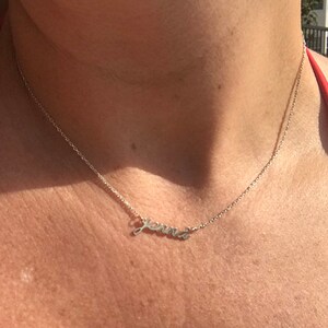 Mothers&#39; Day Gift - Name Necklace Personalized • Minimalist Name Necklace in Sterling Silver, Gold and Rose Gold • Name Necklace for Women