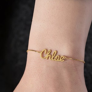 Custom Name Bracelet,Personalized Name Bracelet,Custom Gold Bracelet,Name Bracelet,Gold Name Bracelet,Bridesmaid Gif,Personalized Gift