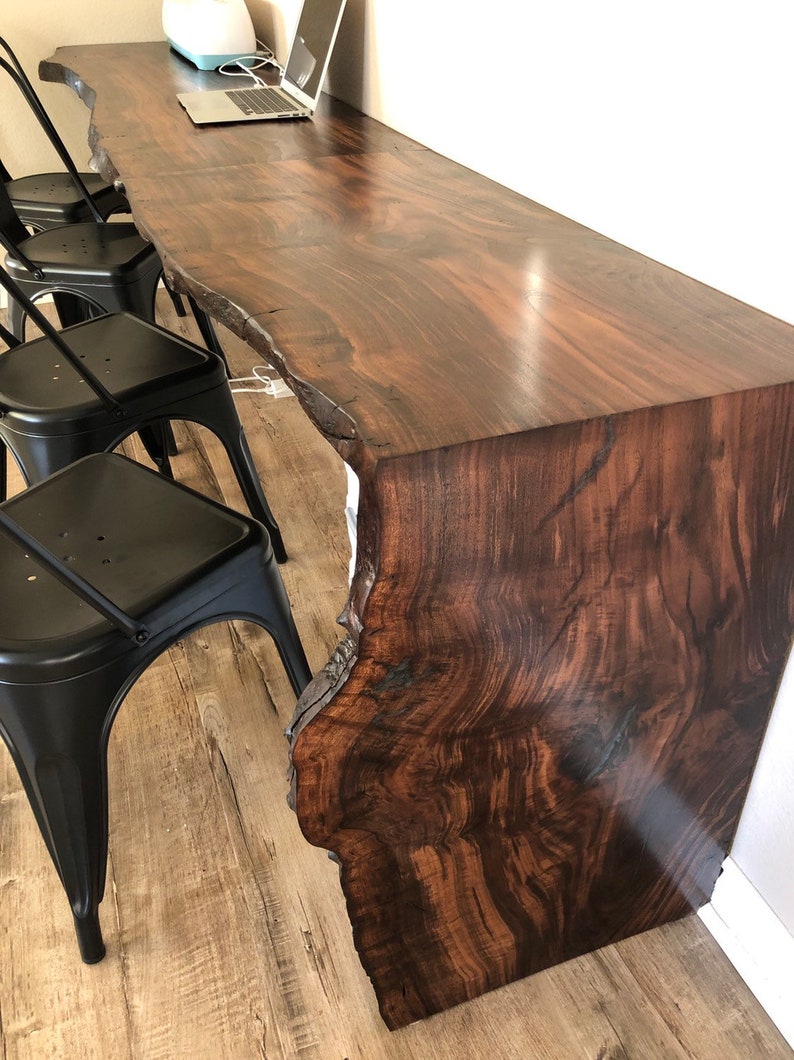 Waterfall Desk Etsy