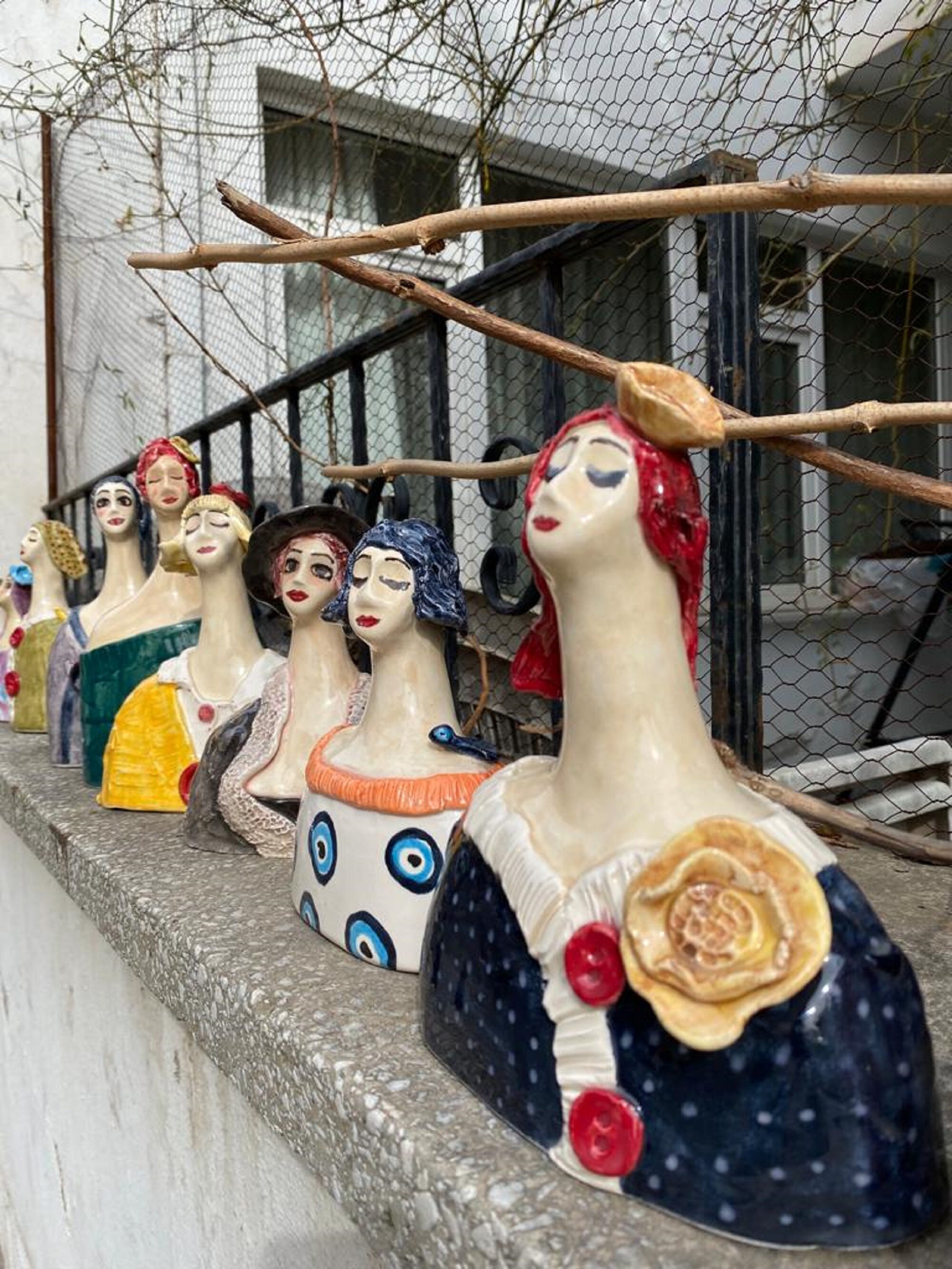 Ceramic Biblo | Benjamin's Women | Special Handmade Iznik