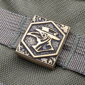 Toppa tattica con clip molle del medico della peste edc