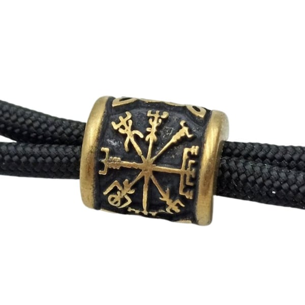 Vegvisir paracord bead | EDC knife lanyard beads