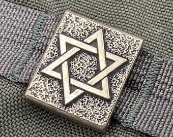 Star of David molle clip Magen patch jewish EDC flag