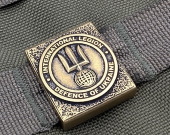 International Legion molle clip Ukrainian army Morale patch Veteran gifts backpack patches