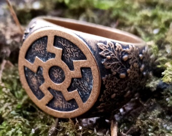 Sun wheel Viking cross ring | Norse Nordic jewelry ancient artifacts replica