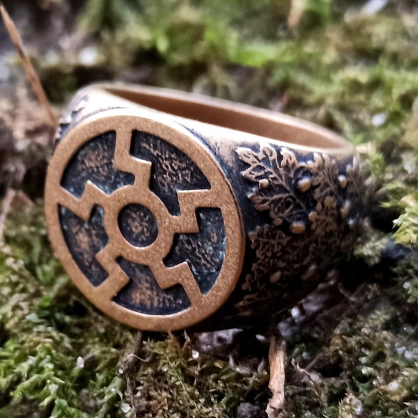 Sun wheel Viking cross ring | Norse Nordic jewelry ancient artifacts replica