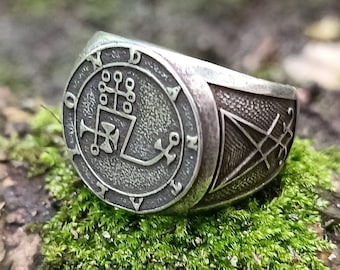 Dantalion demon sigil occult ring | gothic jewelry