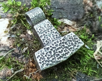 Mjolnir pendant | Thors hammer necklace | Norse jewelry for men