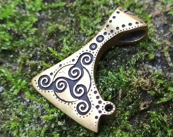 Celtic axe penadnt | Viking necklace | Norse jewelry