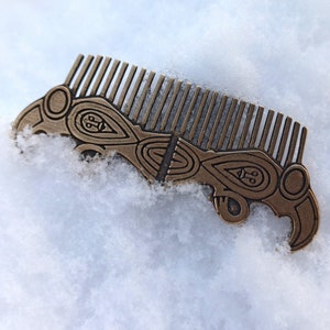 Viking beard metal comb | mens gifts | pocket accessories