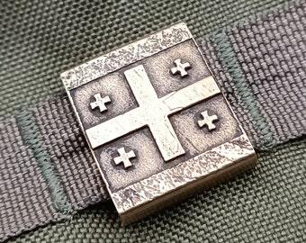 Bandera de Georgia, clip MOLLE, parche táctico, equipo EDC, parches de pancarta