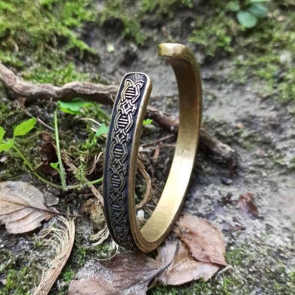 Norse Arm Band | Viking Cuff Bracelet Nordic Celtic Jewelry