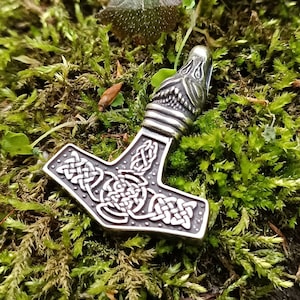 Replica Mjolnir pendant Viking necklace mens jewelry