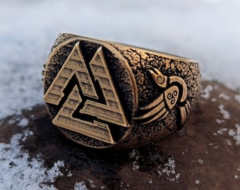 Valknut Odin ring | Viking Norse Asatru jewelry