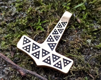 Danish Mjolnir replica pendant | Norse necklace Viking jewelry