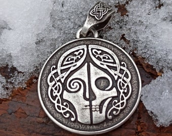 Pendentif Hel déesse nordique | Collier viking | Bijoux pour femmes